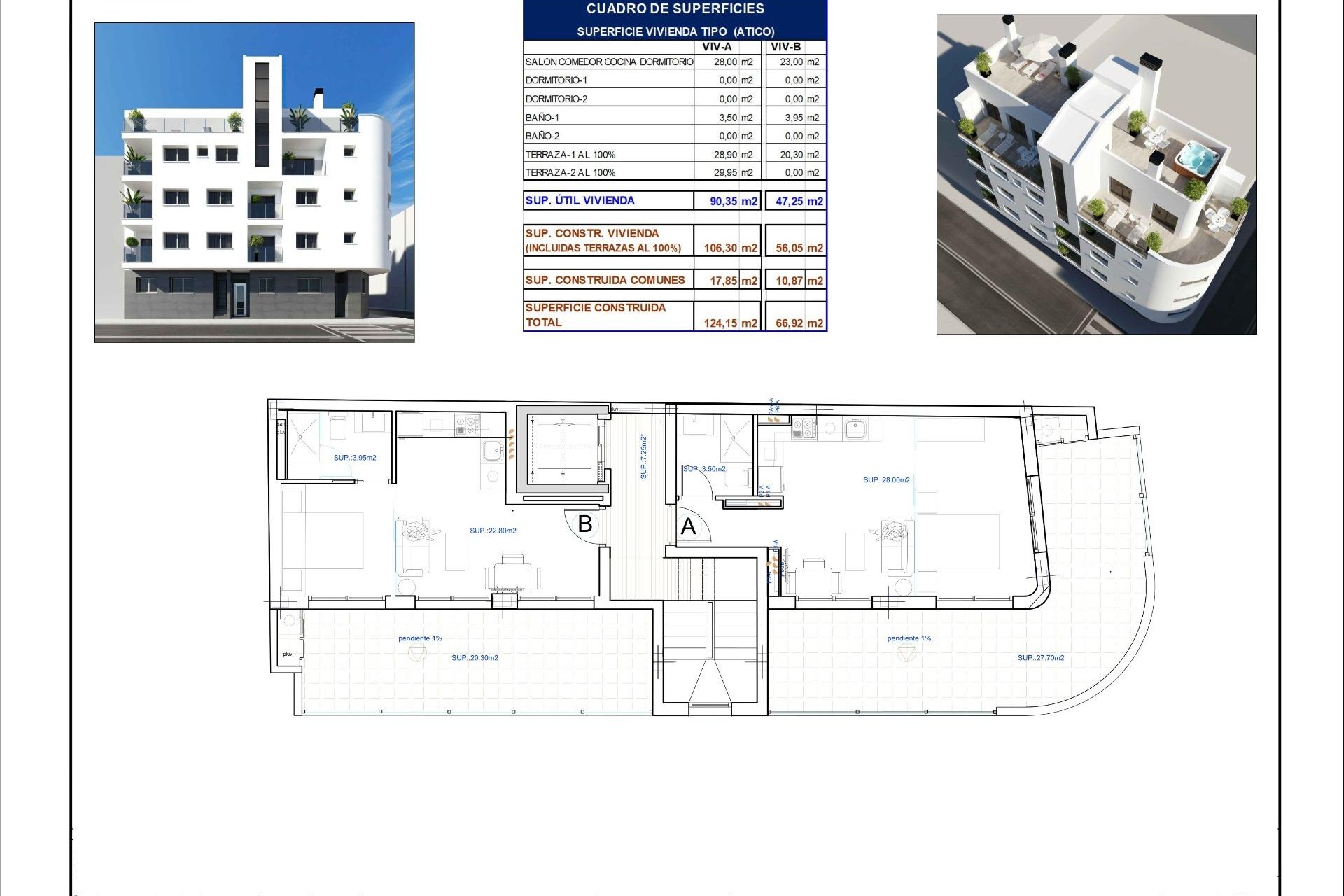 New Build - Penthouse -
Torrevieja - Centro