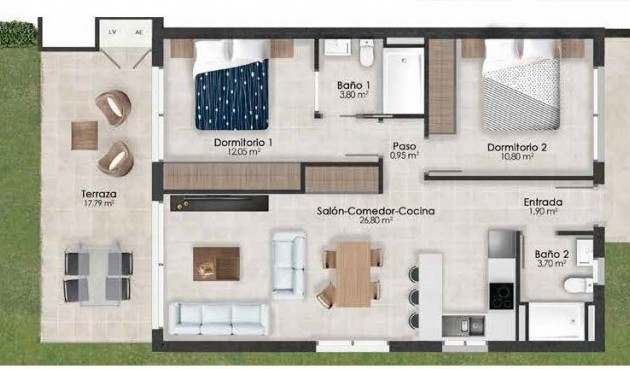 New Build - Apartment -
Alhama De Murcia - Condado De Alhama Golf Resort